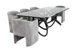 Mason Modern Glass & Black Ash Dining Table by VIG Furniture - View 6