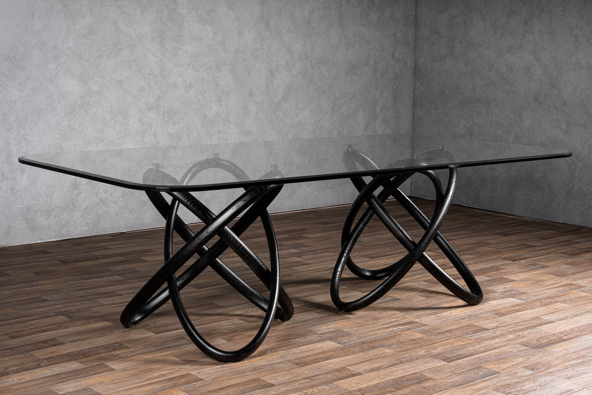 Mason Modern Glass & Black Ash Dining Table by VIG Furniture - View 8