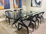 Campbell - Mid-Century Modern Grey Leatherette & Black Ash Dining Chair by VIG Furniture - View 3