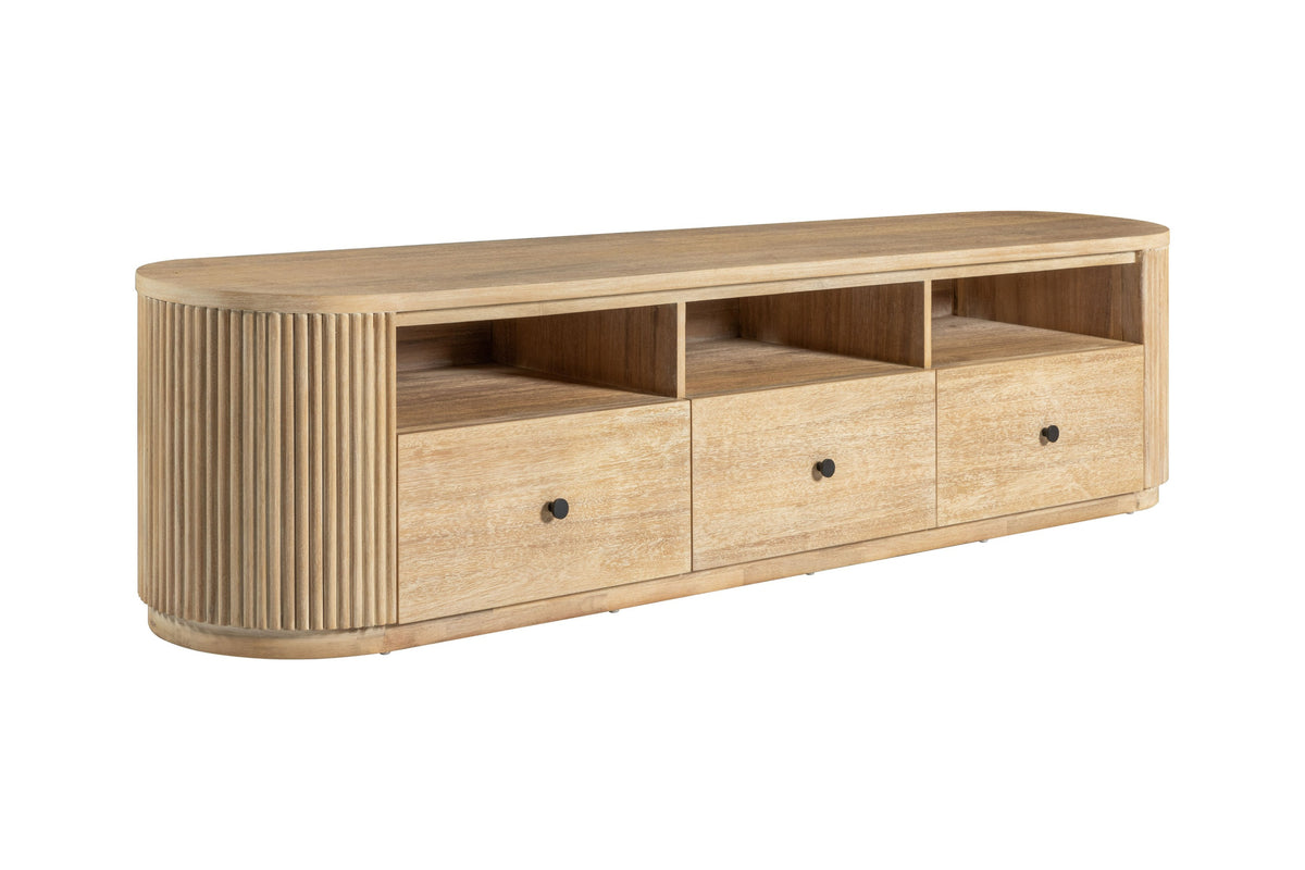 Jacobson - Modern Natural Acacia TV Stand by VIG Furniture - View 2