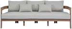 Newport - Water Resistant Fabric 86.75" Upholstered Outdoor Patio Sofa