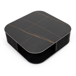 Chip - Modern Black Ceramic + Black Ash Square Coffee Table by VIG Furniture - View 3