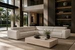 Dalton - Modern Italian Light Grey Leather Sectional + 2 Recliners by VIG Furniture - View 9