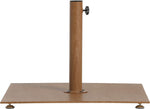 Amalfi - Aluminum Patio Umbrella - Light Brown Base / Light Brown Pole