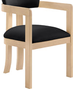 Lavrin - Vegan Leather Dining Arm Chair (Set of 2) - Natural Base