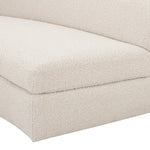 Kilmer Modern Off-White Curved Fabric Sectional Sofa by VIG Furniture - View 15