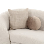 Kilmer Modern Off-White Curved Fabric Sectional Sofa by VIG Furniture - View 14