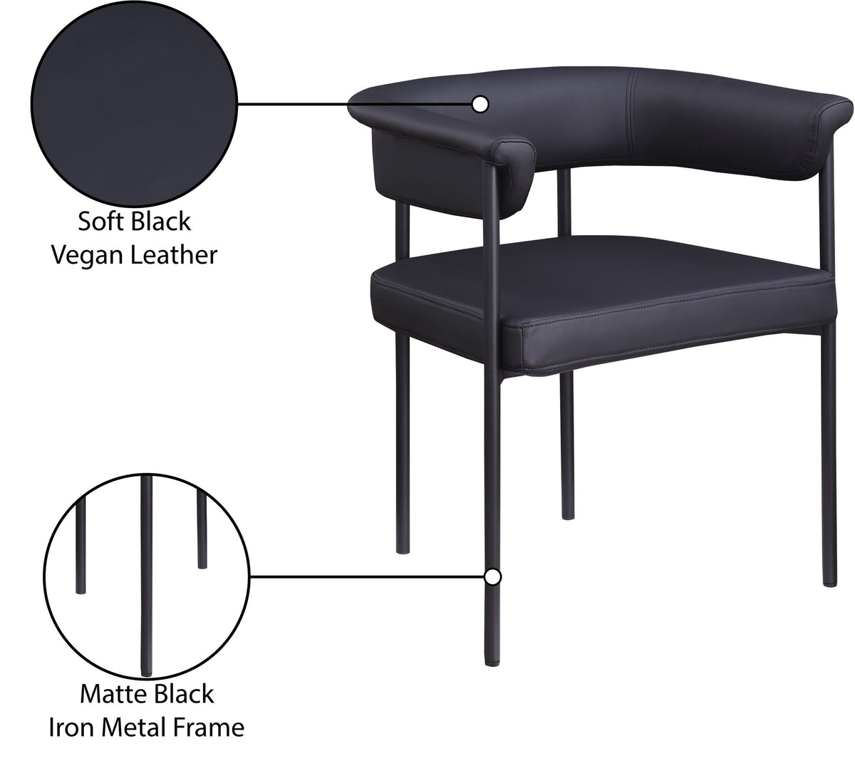 Malin - Faux Leather Dining Chair (Set of 2)