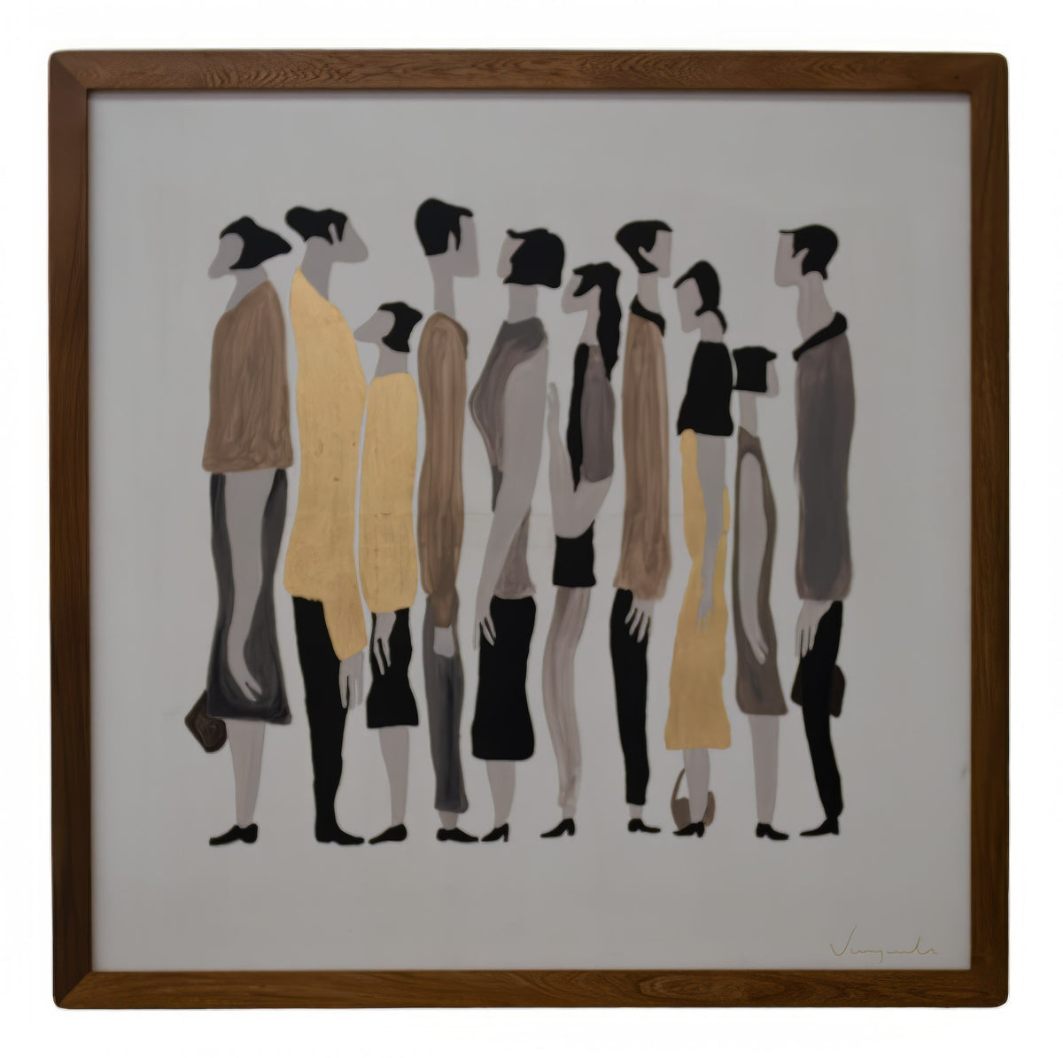 To Stay - Modern 59" x 59" Painting by VIG Furniture - View 1