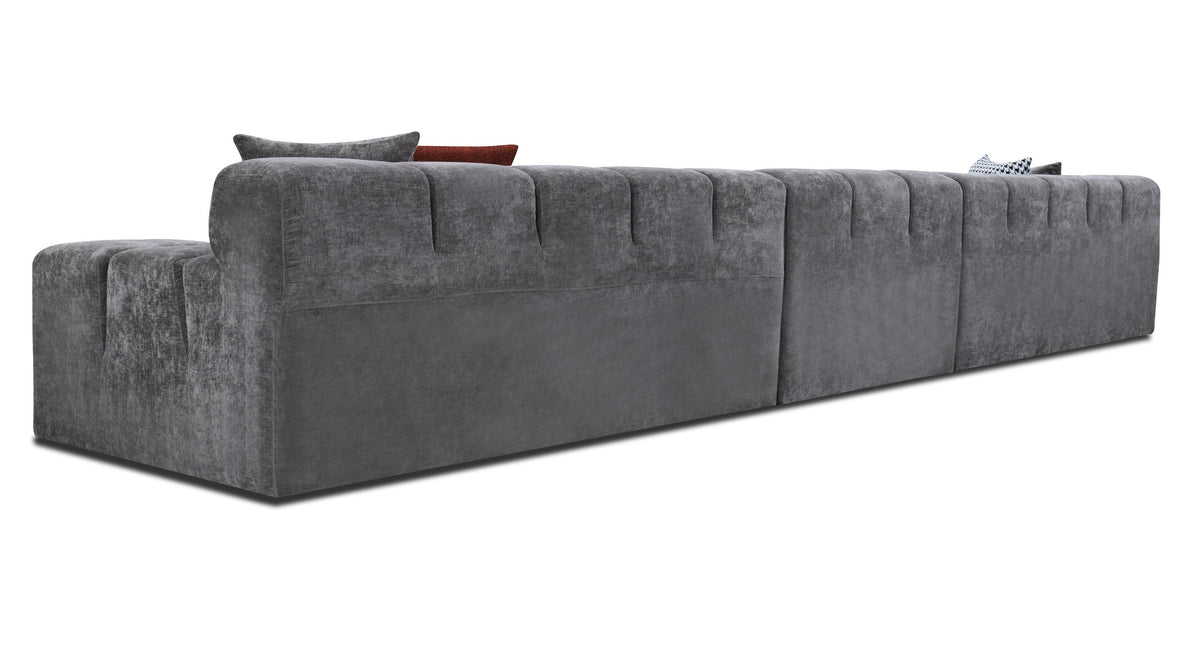 Rhonda - Modern Grey Fabric Modular Sectional Sofa by VIG Furniture - View 5
