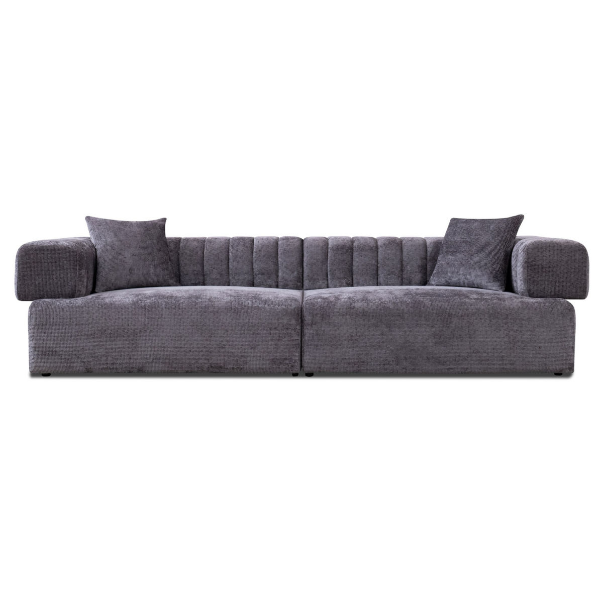 Moreno - Modern Grey Fabric 4-Seater Sofa by VIG Furniture - View 1