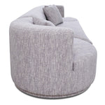 Beau - Modern Light Grey Fabric Sectional Sofa With 2 Swirling Chair by VIG Furniture - View 3