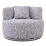 Beau - Modern Light Grey Fabric Sectional Sofa With 2 Swirling Chair by VIG Furniture - View 5
