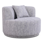 Beau - Modern Light Grey Fabric Sectional Sofa With 2 Swirling Chair by VIG Furniture - View 6