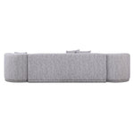 Beau - Modern Light Grey Fabric Sectional Sofa With 2 Swirling Chair by VIG Furniture - View 4