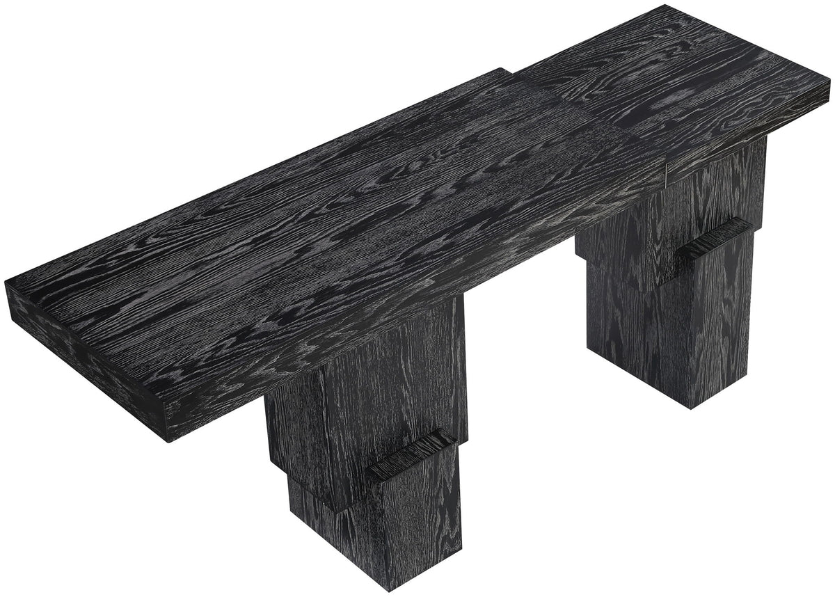 Anzio - Oak Veneer And Solid Wood Console Table