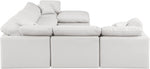 Indulge - Faux Leather 7 Piece Modular Sectional
