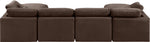 Indulge - Velvet 6 Piece Modular Double Chaise Sectional