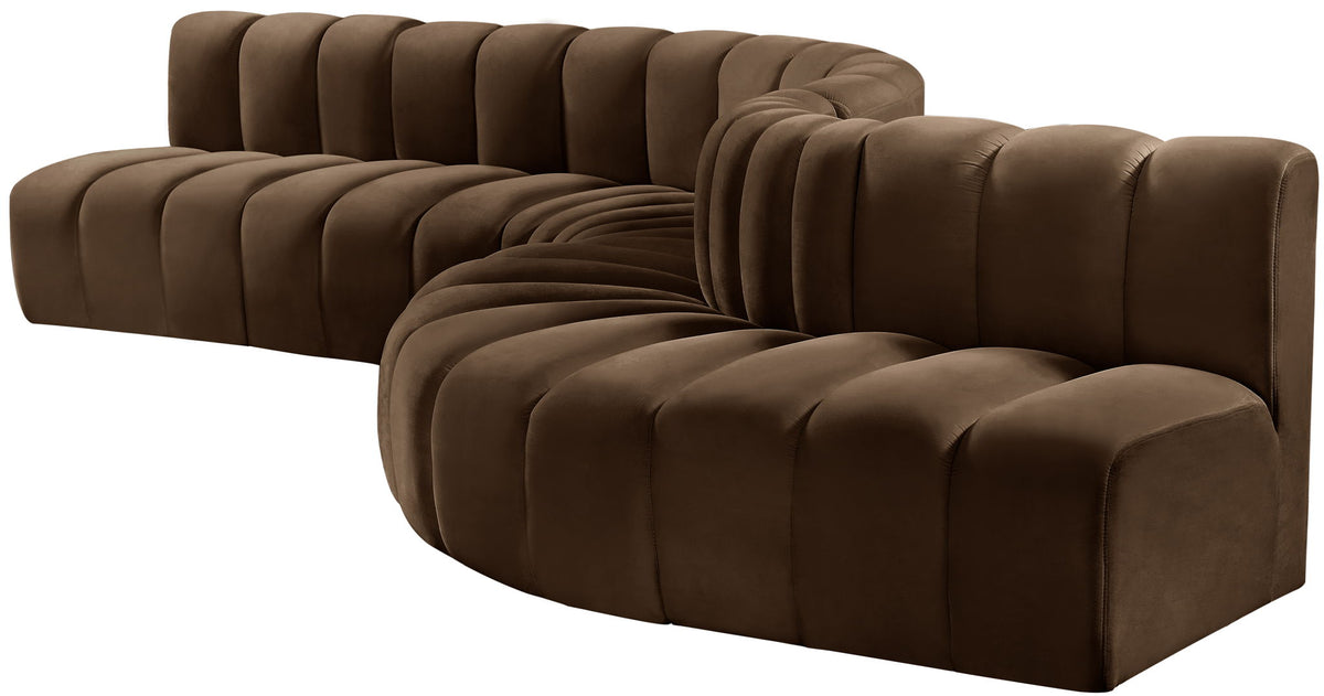 Arc - Velvet 7 Piece Modular Sofa