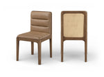 Ellis - Vegan Leather Upholstered Dining Chair (Set of 2) - Tan