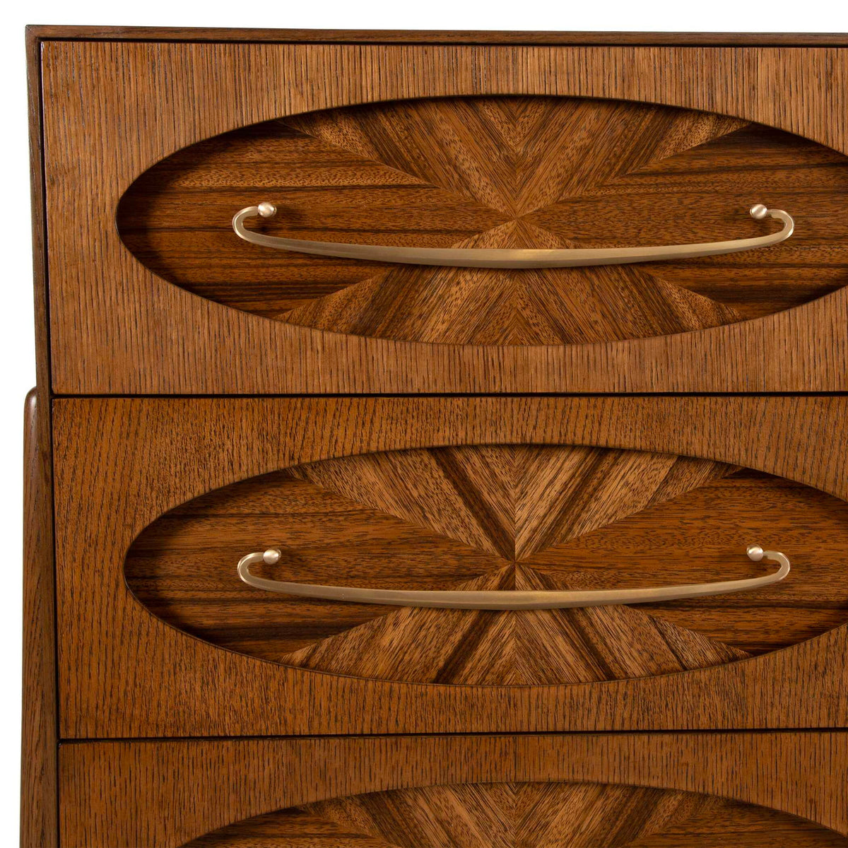 Tiger Eye - 6 Drawer 1 Door Chest - Woodtone