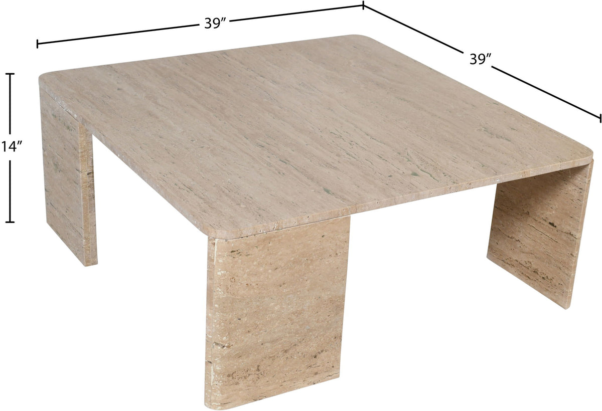 Livorno - Coffee Table - Travertine