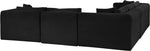 Shaggy - 5 Piece Modular Corner Sectional