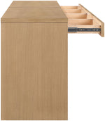 Avro - Solid Wood And Oak Veneer Desk