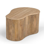 Matador - Modern Travertine Marble + Wood Freeform Coffee Table Set by VIG Furniture - View 3