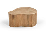 Matador - Modern Travertine Marble + Wood Freeform Coffee Table Set by VIG Furniture - View 7