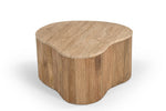 Matador - Modern Travertine Marble + Wood Freeform Coffee Table Set by VIG Furniture - View 6