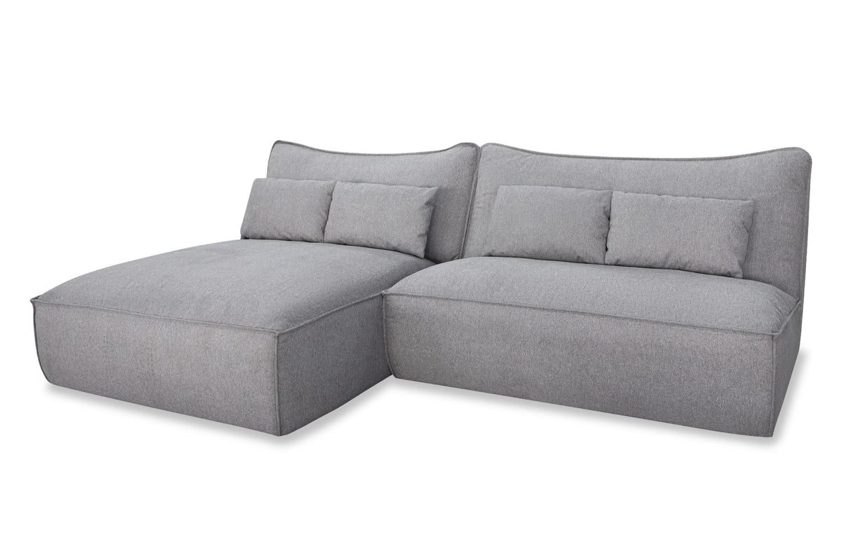 Racine - Modern Grey Fabric Modular Sectional Sofa by VIG Furniture - View 2