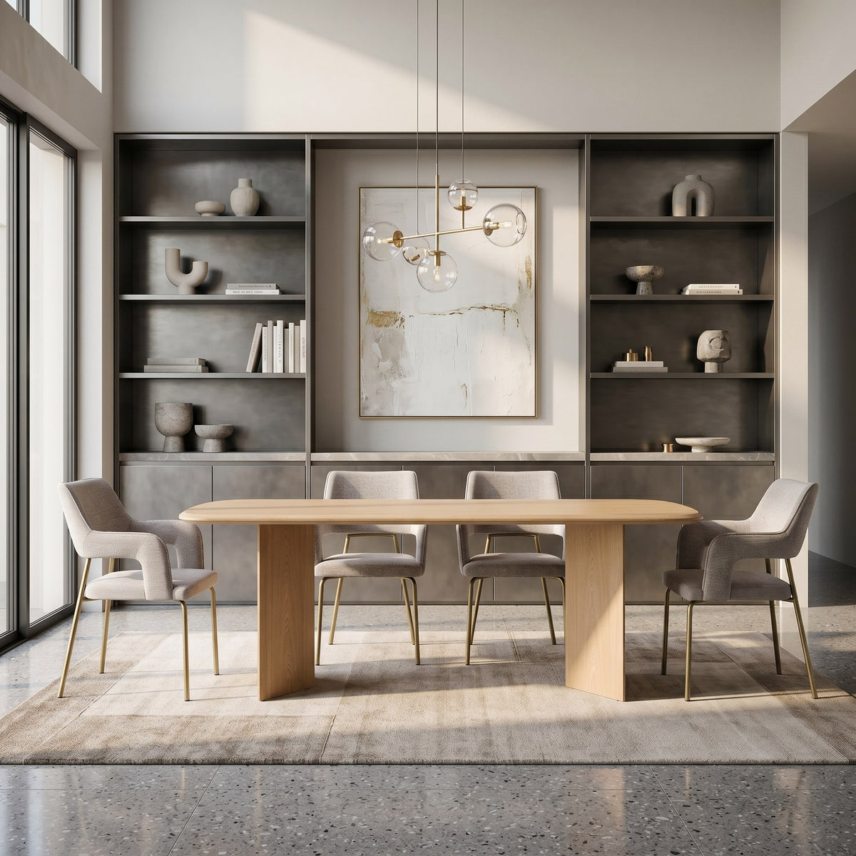 Masuda - Modern Natural Ash Rectangular Dining Table by VIG Furniture - View 8
