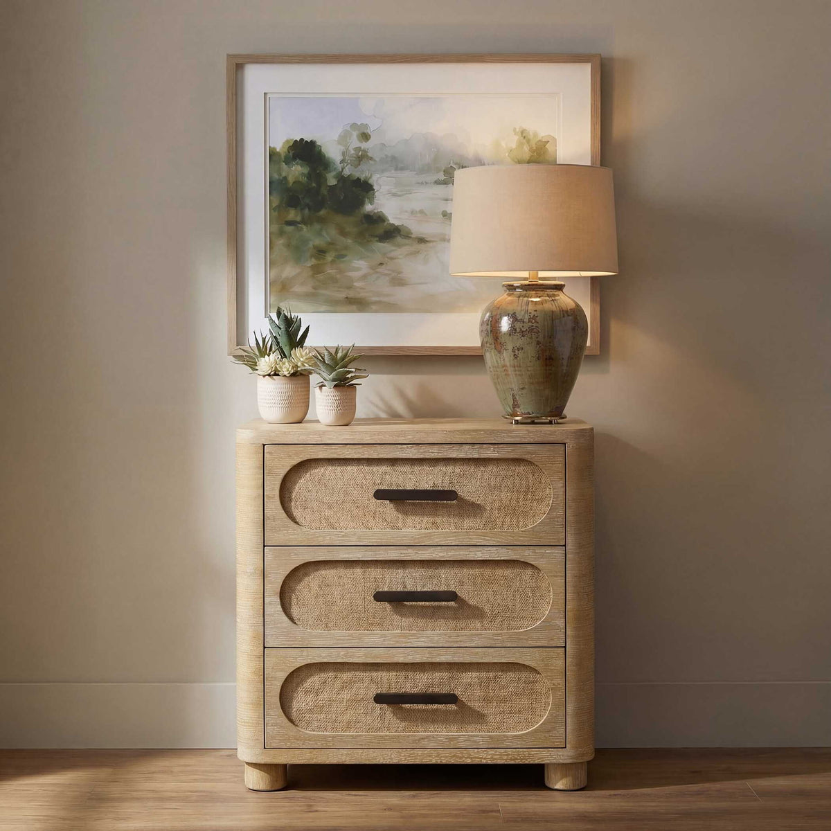 Scottie - 3 Drawer Chest - Natural Oak