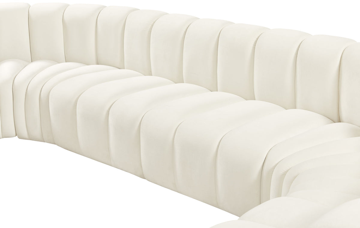 Arc - Velvet Modular U-Shaped Sectional
