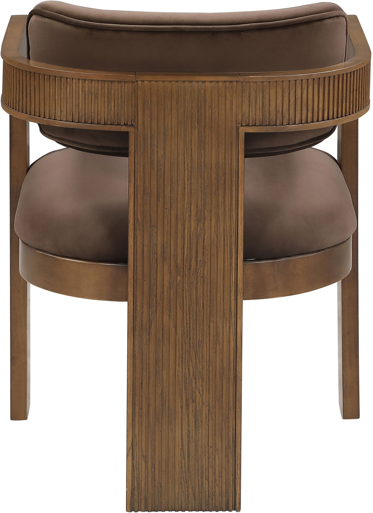 Sacha - Velvet Dining Chair With Brown Base (Set of 2)