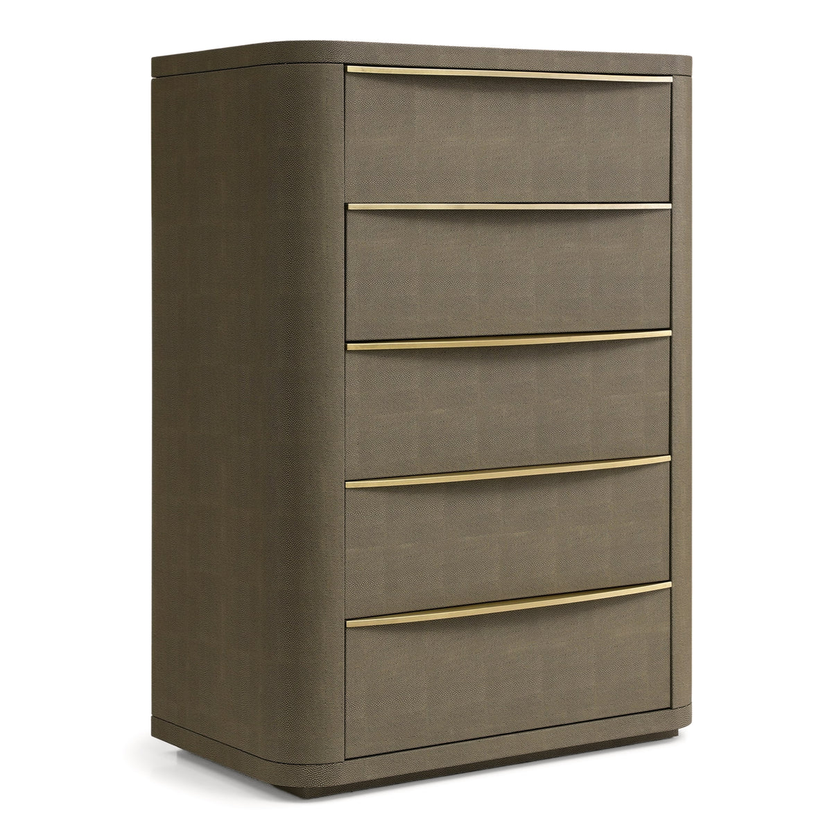 Lois - Modern Beige Shagreen + Brass Chest by VIG Furniture - View 6