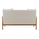 Cynthia - Modern White Fabric + Wood Loveseat by VIG Furniture - View 8