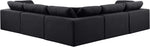 Comfy - 5 Piece Linen Modular Corner Sectional
