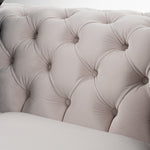 Clarice - Transitional Light Beige Velvet Sofa by VIG Furniture - View 7
