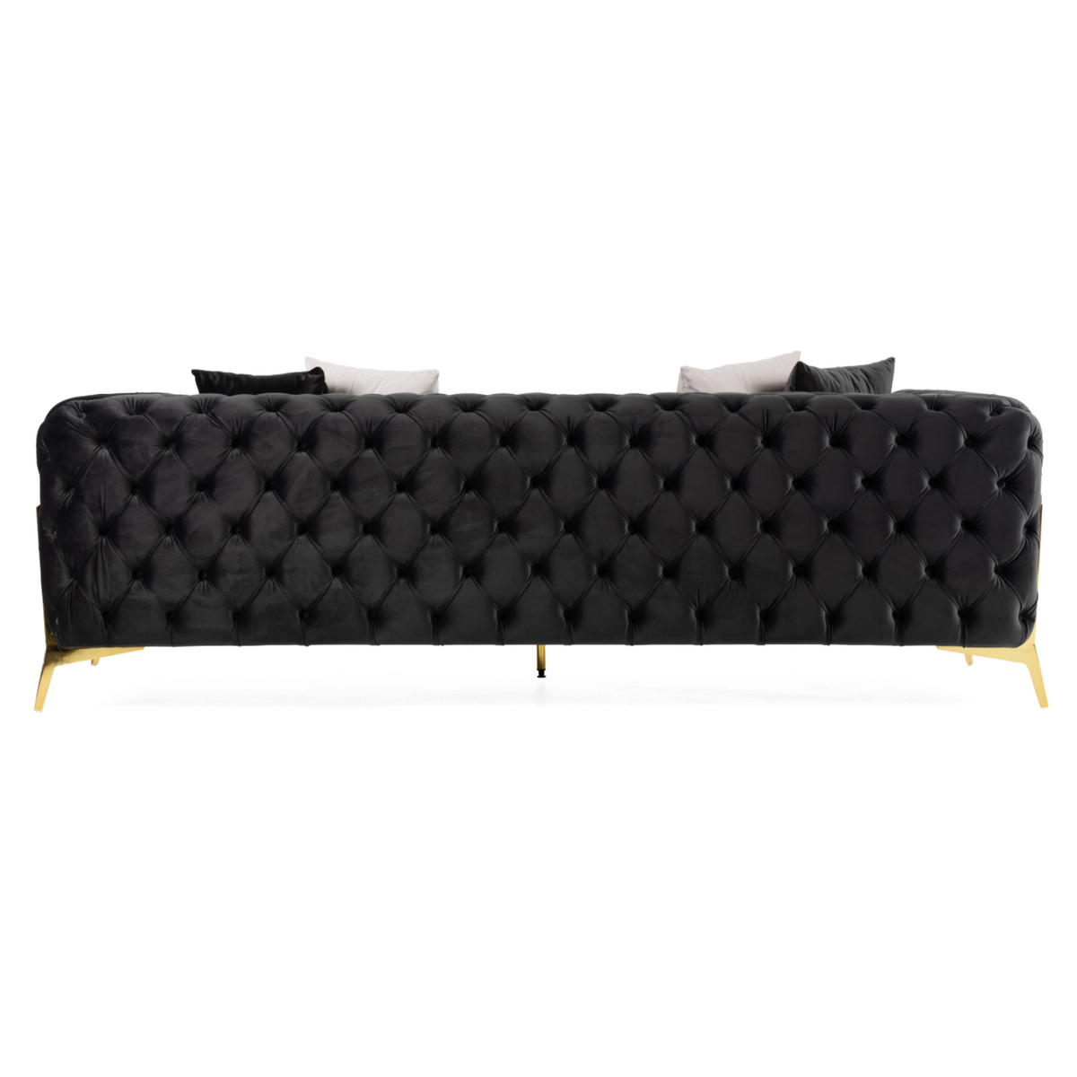 Clarice - Transitional Black Velvet Sofa by VIG Furniture - View 5