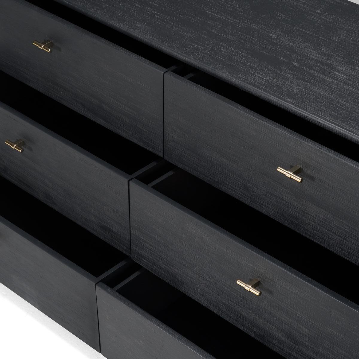Fields - Modern Black Acacia Dresser by VIG Furniture - View 6