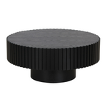 Pierre - Modern Black Ash Small Round Coffee Table by VIG Furniture - View 1