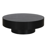 Pierre - Modern Black Ash Large Round Coffee Table by VIG Furniture - View 1