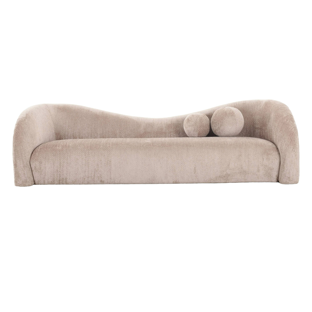 Calico - Contemporary Beige Weave Fabric 4-Seat Sofa by VIG Furniture - View 1