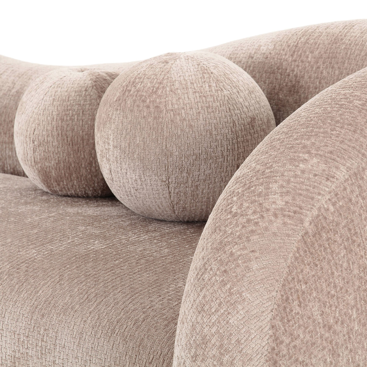 Calico - Contemporary Beige Weave Fabric 3-Seat Sofa by VIG Furniture - View 4