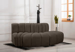 Arc - Boucle Fabric 3 Piece Modular Sofa