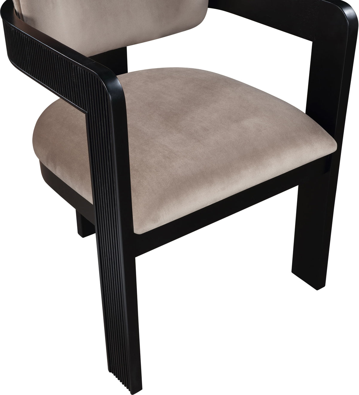 Sacha - Velvet Dining Chair With Black Base (Set of 2)