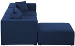 Cube - Linen 4 Piece Modular Sectional With Chaise