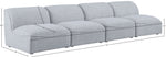 Miramar - 4 Seat Armless Modular Sofa